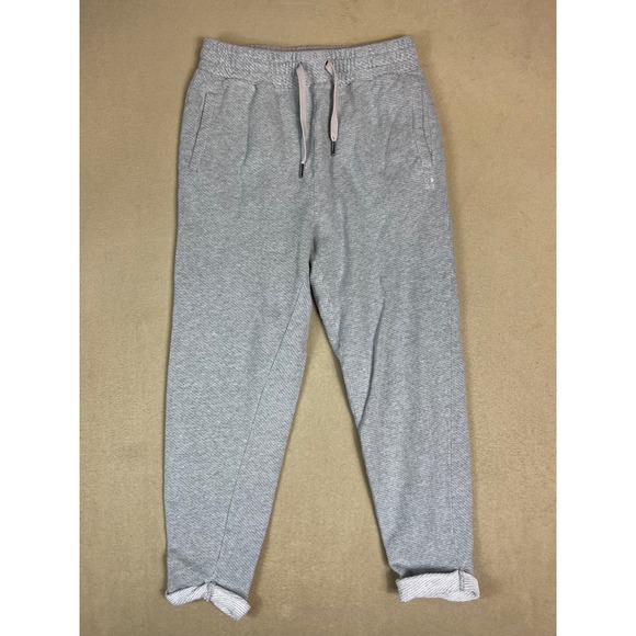 Sweaty Betty London Gray Jogger Sweatpants Drawstring Pockets Womens Medium - Picture 1 of 11